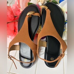 Women's Sandals in Black, Tan, and Brown